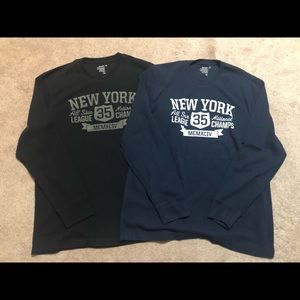 Old Navy Vintage Waffle Graphic Thermals - XL